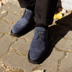 Men casual shoes 989 azuro velour lifestyle