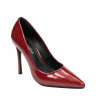 Women stylish, elegant shoes 1302 patent red