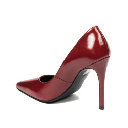 Women stylish, elegant shoes 1302 patent red