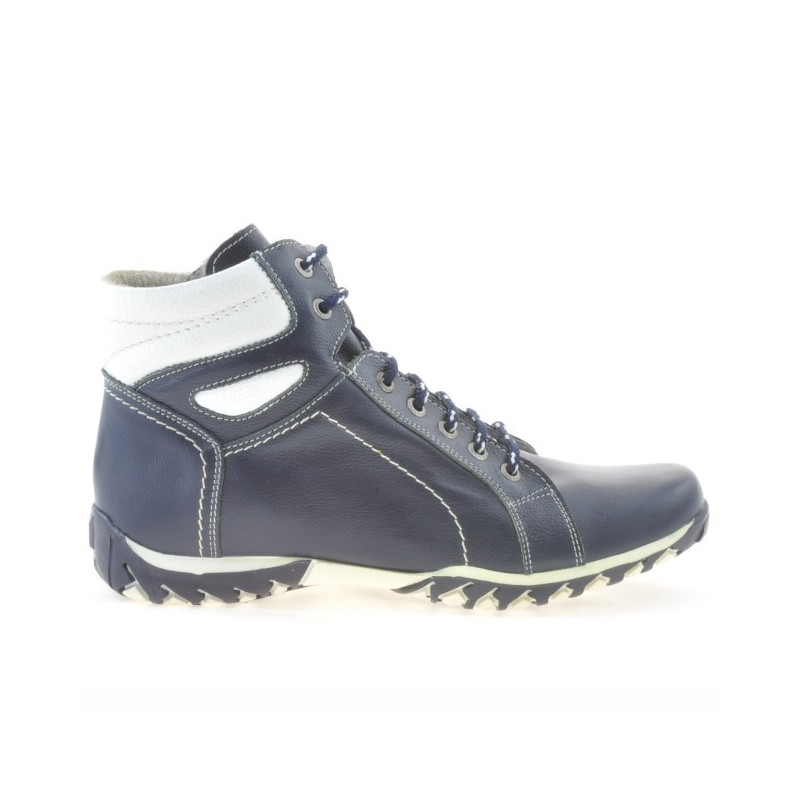 Men boots 460 indigo+white