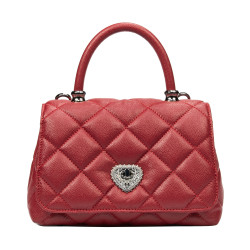 Women shoulder bag 049g 01 red safiano