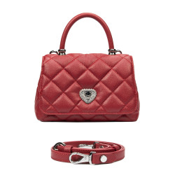 Women shoulder bag 049g 01 red safiano