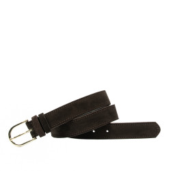 Women belt 43mc cafe velour