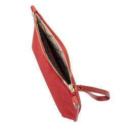 Women hand bag 211g suede red
