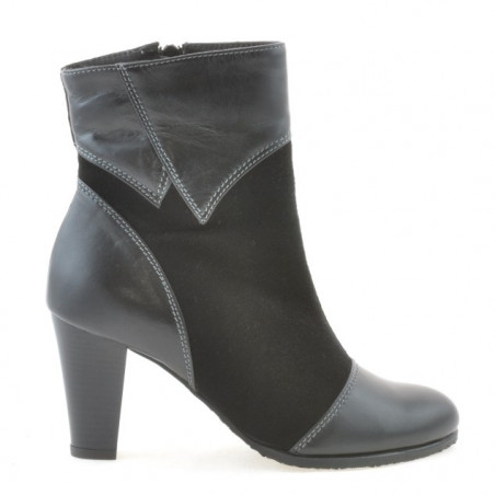 Women boots 1134 black antilopa combined