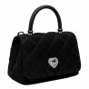 Women shoulder bag 049g 01 camoscio black