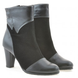 Women boots 1134 black antilopa combined