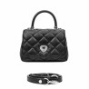 Women shoulder bag 049g 01 black caviar