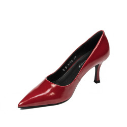 Women stylish, elegant shoes 1359 patent red