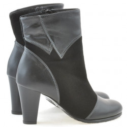 Women boots 1134 black antilopa combined