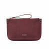 Women hand bag 211g 01 burgundy camoscio