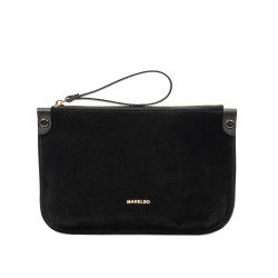 Women hand bag 211g suede black