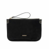 Women hand bag 211g suede black
