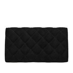 Women shoulder bag 048g suede black