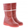 Small children knee boots 25c red+white