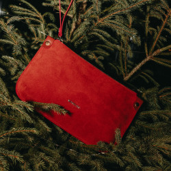 Women hand bag 211g suede red lifestyle