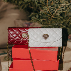 Women shoulder bag 048g burgundy lifestyle