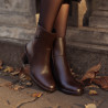 Women boots 3416 cafe lifestyle