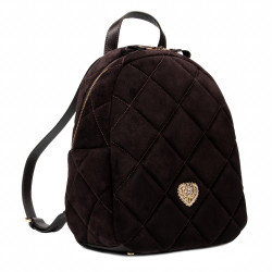 Women backpack 307g suede coffee