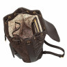 Women backpack 308g suede coffee