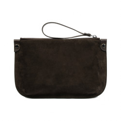 Women hand bag 211g 01 suede coffee