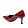 Women stylish, elegant shoes 1359 patent red