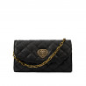 Women shoulder bag 048g black caviar
