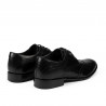Men stylish, elegant, casual shoes 874 black