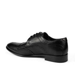 Men stylish, elegant, casual shoes 874 black