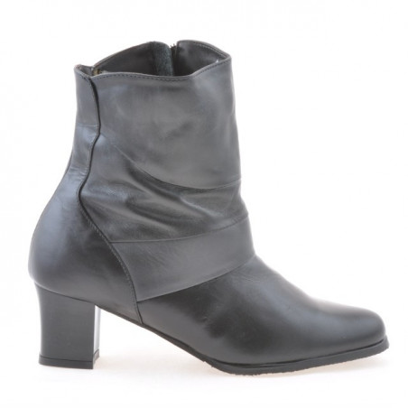 Women boots 1122 black+gray