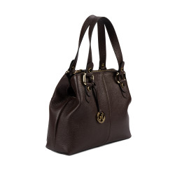 Women shoulder bag 004g dark chocolate