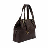 Women shoulder bag 004g dark chocolate