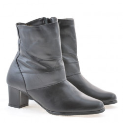 Women boots 1122 black+gray