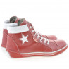 Women boots 3274 red+white