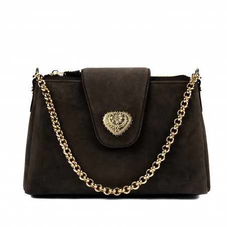 Women shoulder bag 051g camoscio toffee