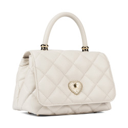 Women shoulder bag 049g panna safiano