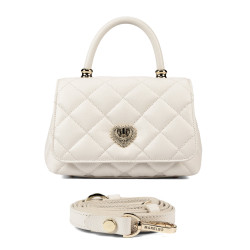 Women shoulder bag 049g panna safiano