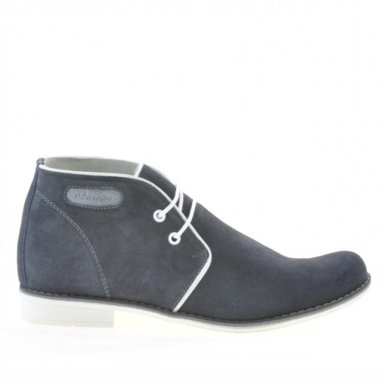 Teenagers boots 464 indigo velour+white