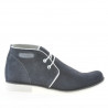 Teenagers boots 464 indigo velour+white