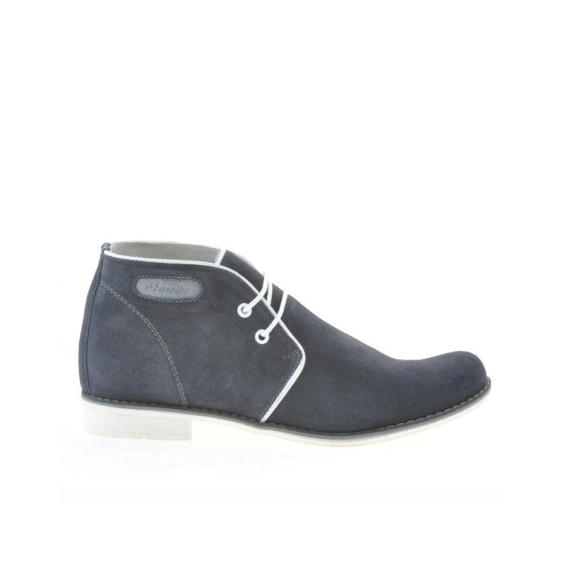 Teenagers boots 464 indigo velour+white