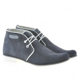 Teenagers boots 464 indigo velour+white