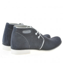 Teenagers boots 464 indigo velour+white