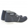 Teenagers boots 464 indigo velour+white