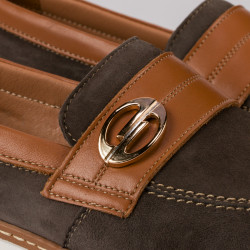 Women loafers, moccasins 6100 bufo cafe combined