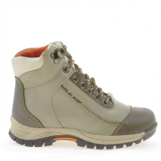 Children boots 3219 sand+kaki