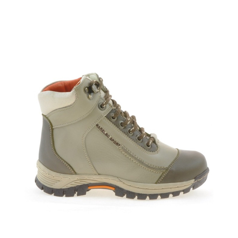 Children boots 3219 sand+kaki