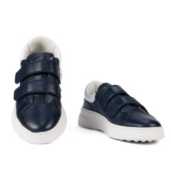 Women sport shoes 6008-1sc indigo+white