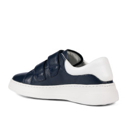 Women sport shoes 6008-1sc indigo+white