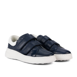 Women sport shoes 6008-1sc indigo+white