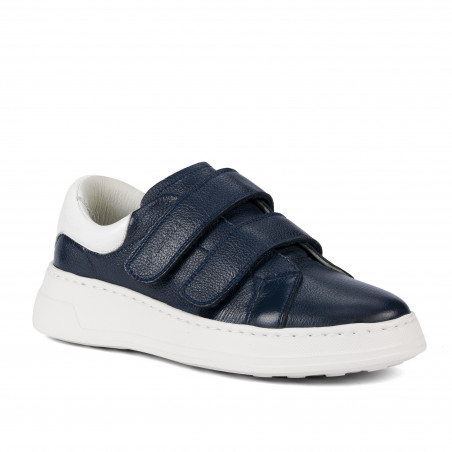 Women sport shoes 6008-1sc indigo+white